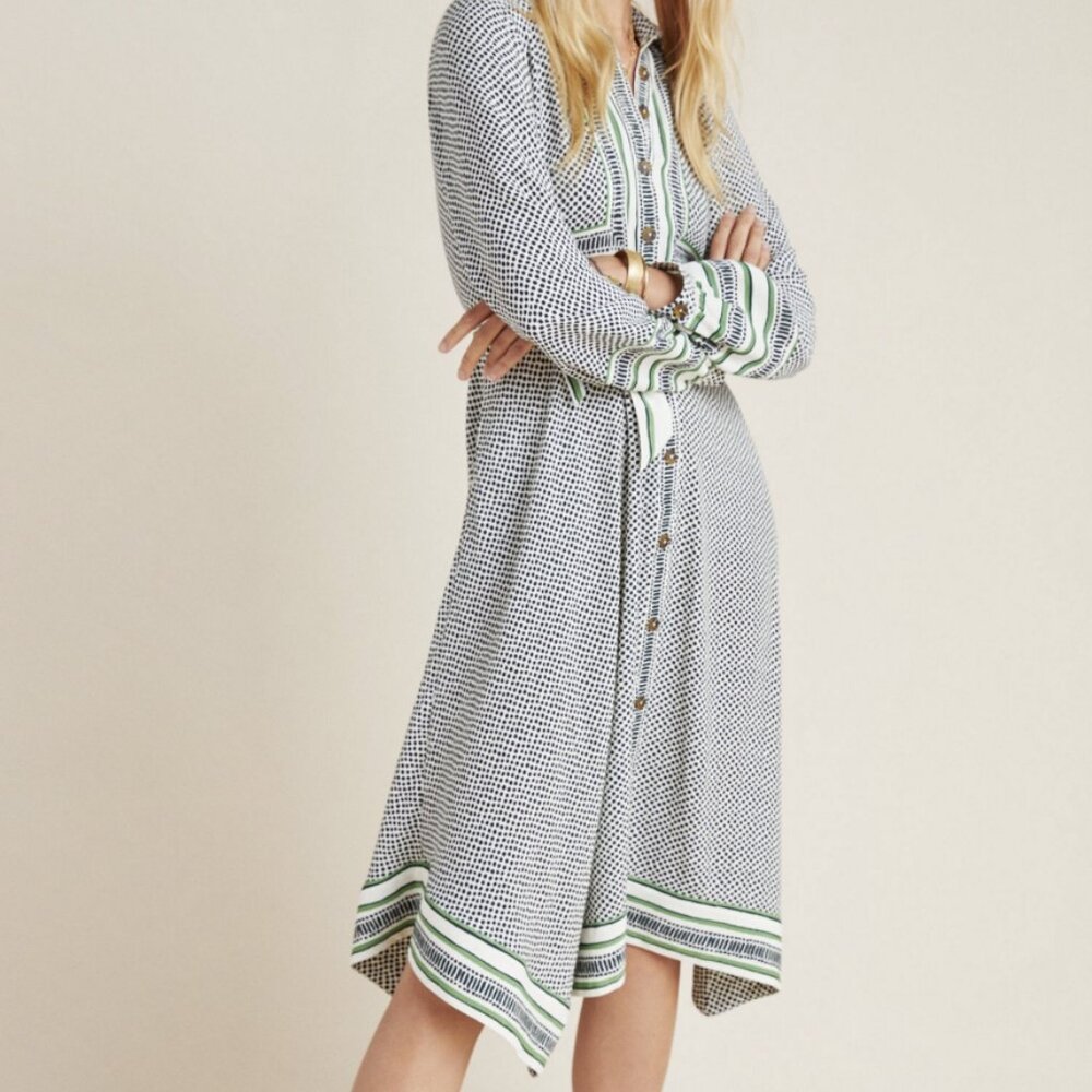 Maeve Constantine Midi Dress - 14 Anthropologie 💚
